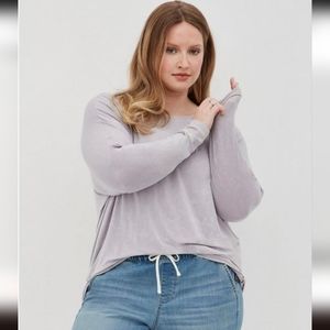 Torrid Relaxed Super Soft Crew Neck Dolman Tee